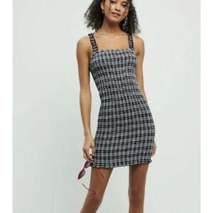 Volcom Seeriously Plaid Bodycon Dress Small Nordstrom New NWT Summer